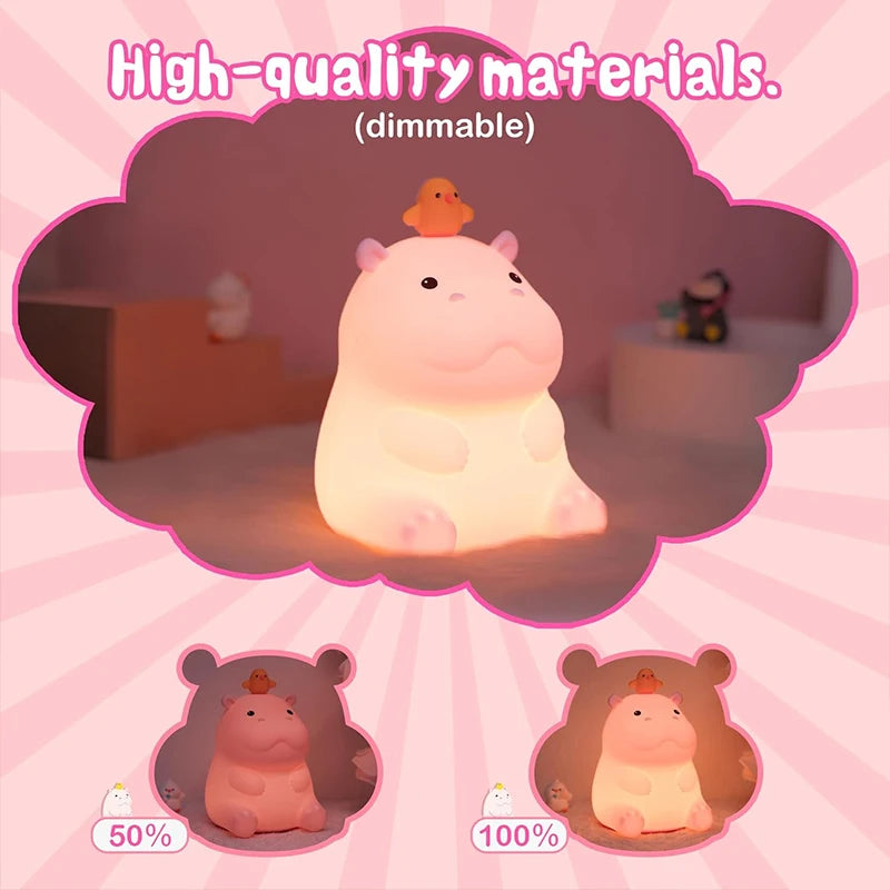 Hippo Lamp