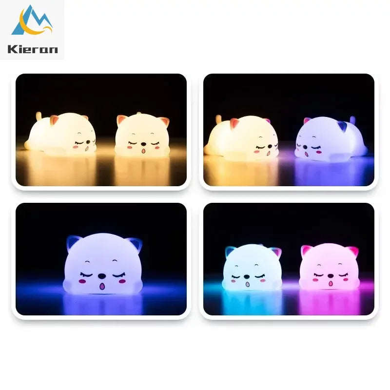 Sleeping Cat Lamp