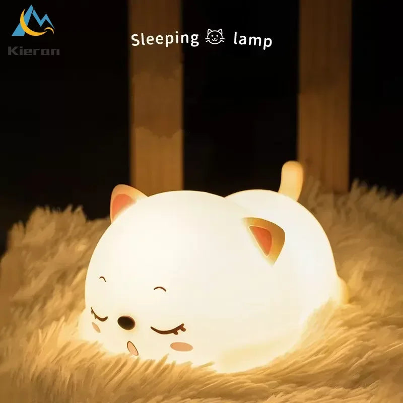 Sleeping Cat Lamp