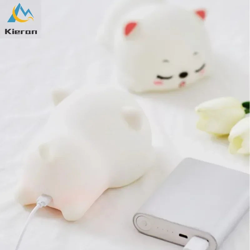 Sleeping Cat Lamp